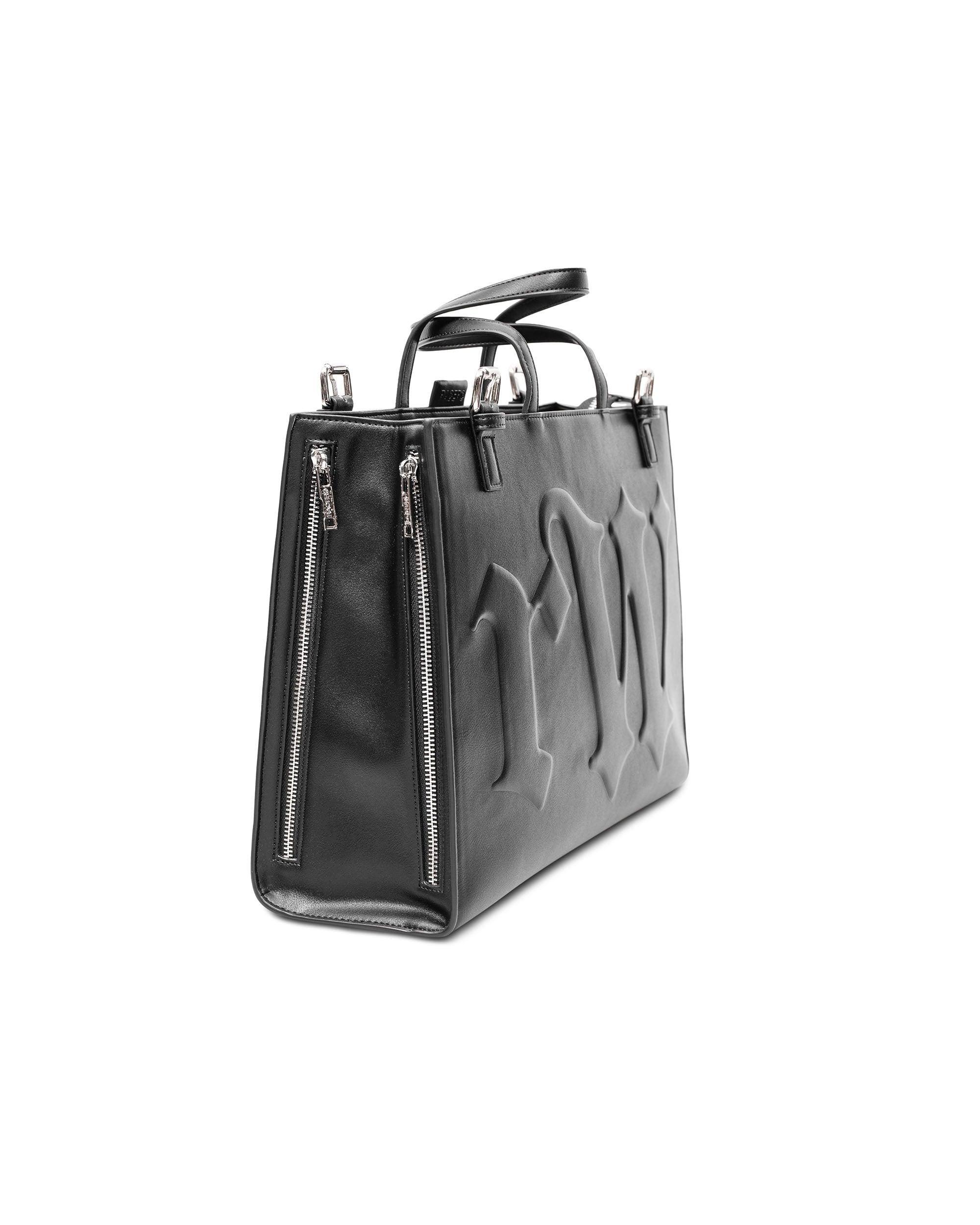 バッグ Synthetic Leather Rope Handle Bag Shopping Bag – Racer Worldwide