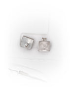 Clear Block Earrings
