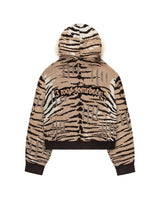 Tiger Knit Hoodie