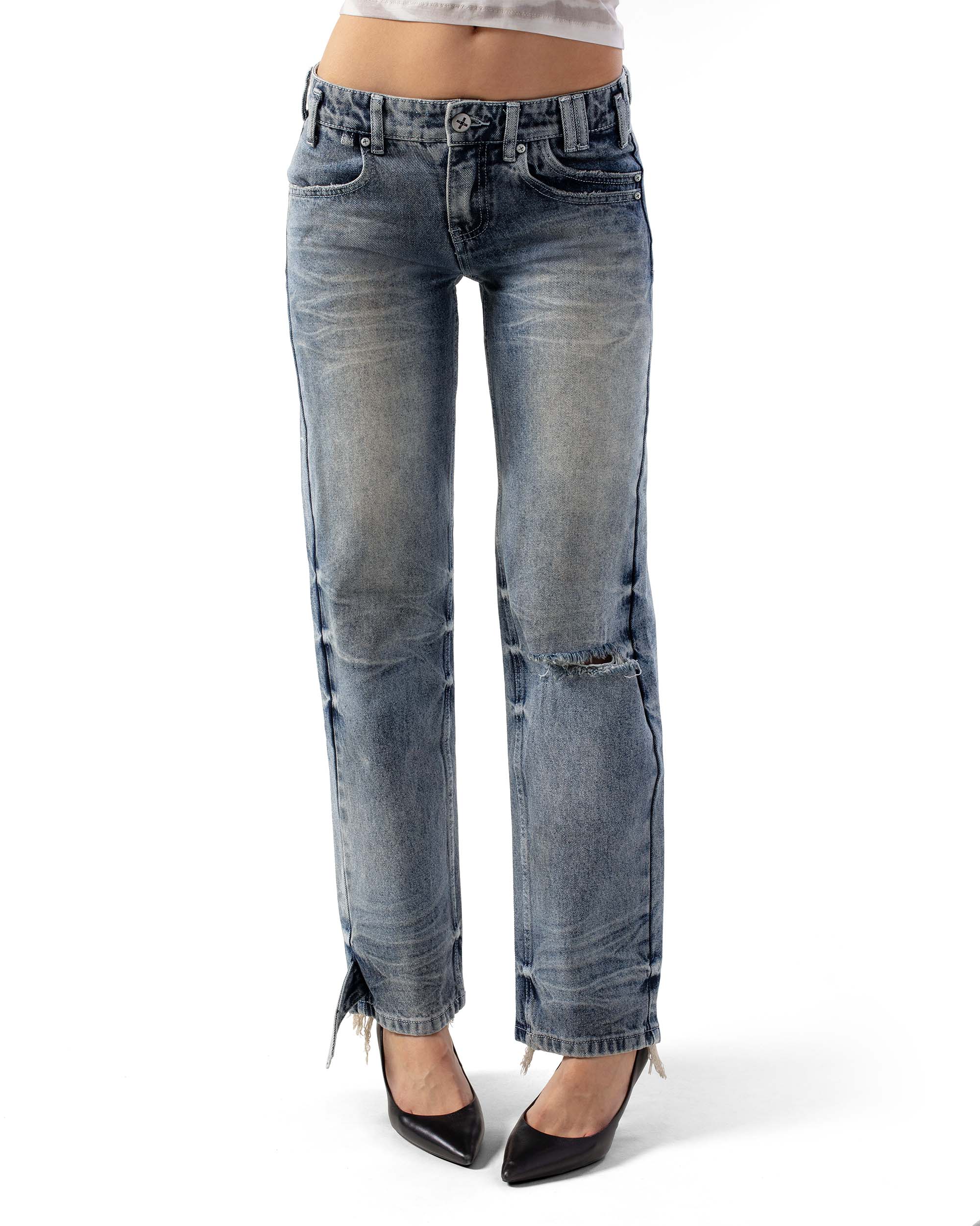 Slim Low-Waist Denim – Racer Worldwide