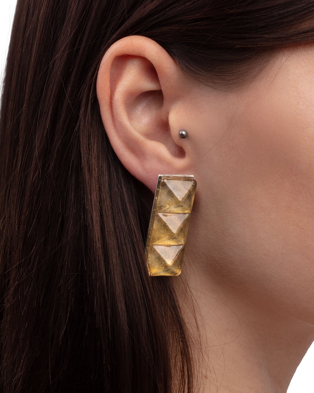 Oil Block Earrings