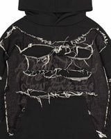 Black Work Hoodie