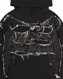 Black Work Hoodie