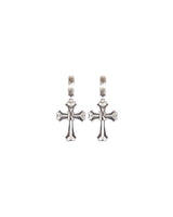 925 Silver Cross Earrings