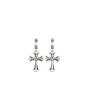 925 Silver Cross Earrings