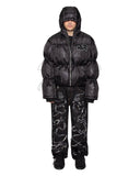 Black Camo Puffer Jacket 2.0