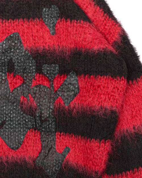 Red Mohair Stripe Sweater – Racer Worldwide
