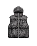 Black Camo Puffer Vest