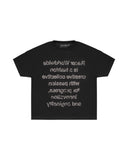 Black Studded Censored T-Shirt